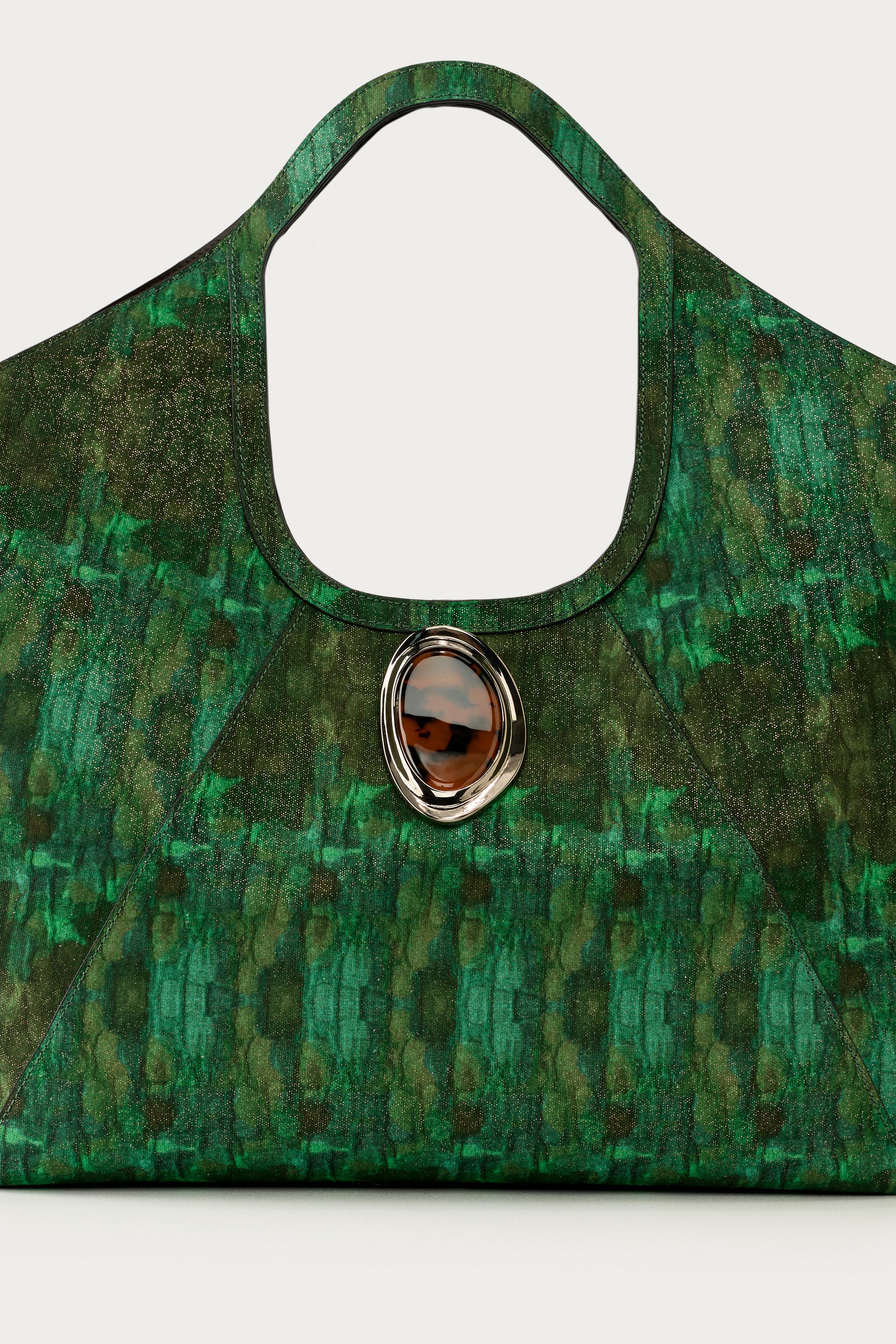 MARISA BERENSON X ZARA PRINTED MAXI SHOPPER